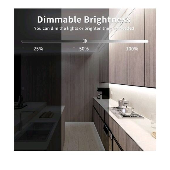 COB LED Strip Lights 6000K 16.4ft DC 24V Dimmable White Flexible LED Tape Light - Picture 4 of 8